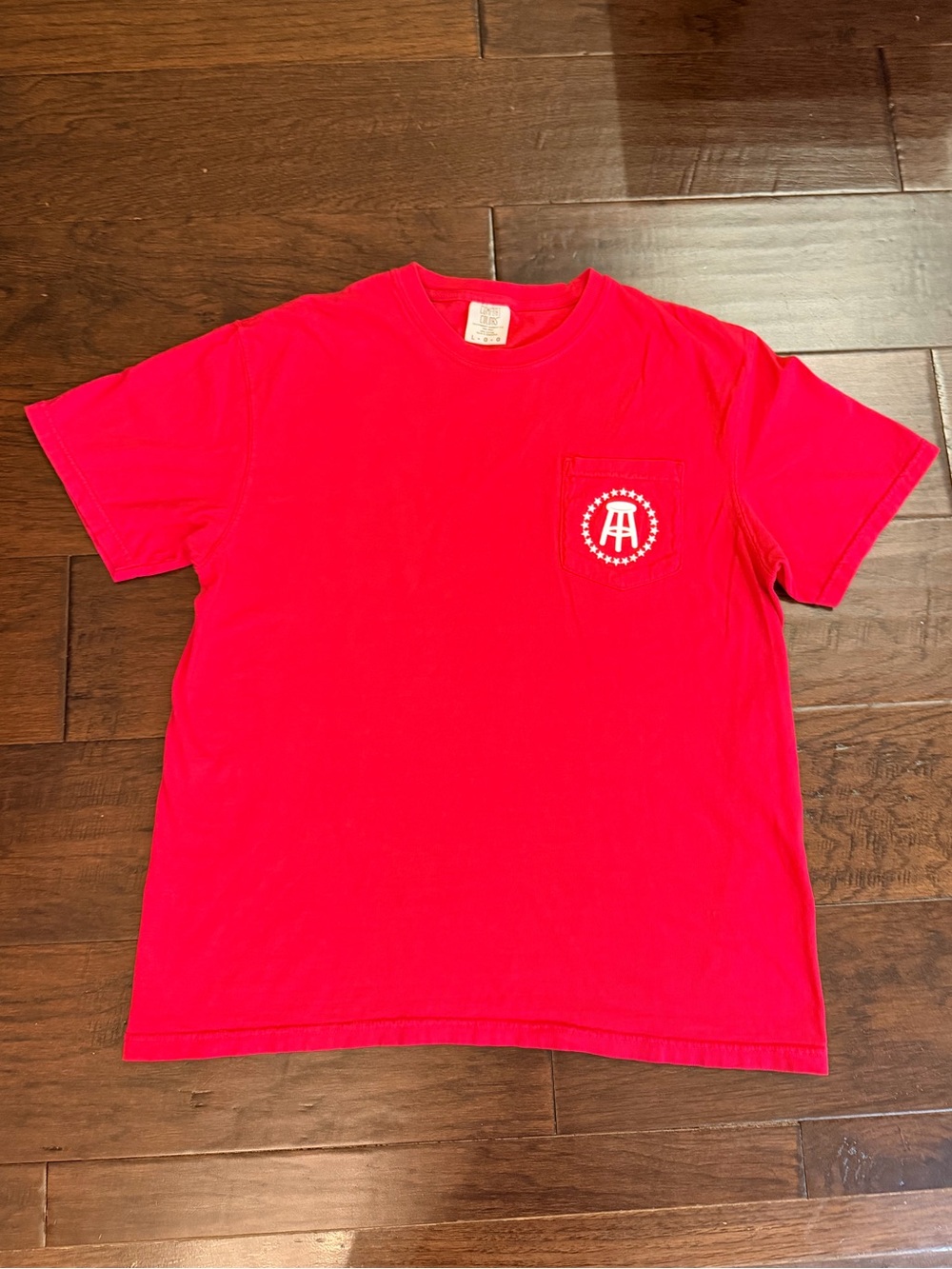 Barstool Sports Red Pocket Tee
